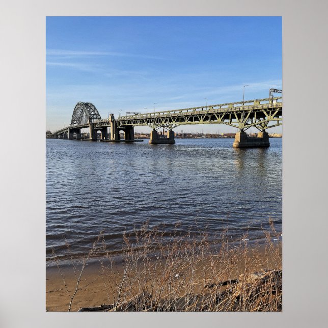 Poster photo de Bridge Waterscape (Devant)