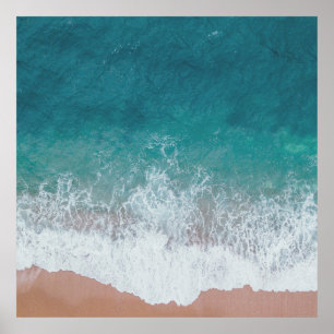 Poster photo de Calm Blue Waves Ocean