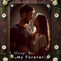 ✅Photo de couple personnalisé | Cadeau de fiançail