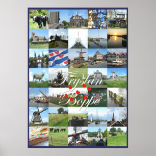 Poster photo de Fryslan Boppe Friesland