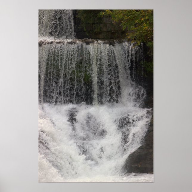 Poster photo de la cascade (Devant)