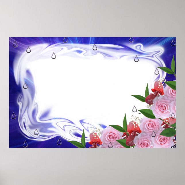 Poster photo de la frontière (Devant)