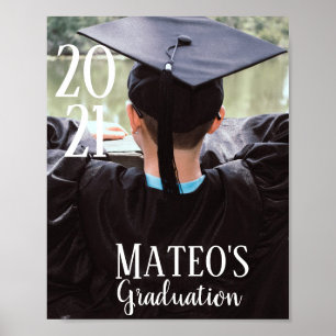 Poster photo de la Graduation Moderne 2021