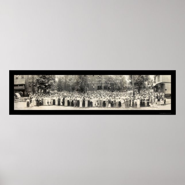 Poster Photo de l'école du dimanche de canton OH 1914 (Devant)