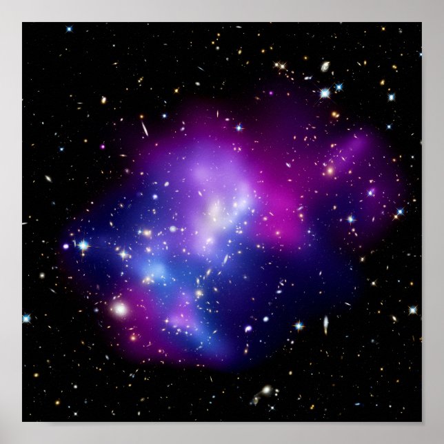 Poster Photo de l'espace extra-atmosphérique de l'amas de (Devant)