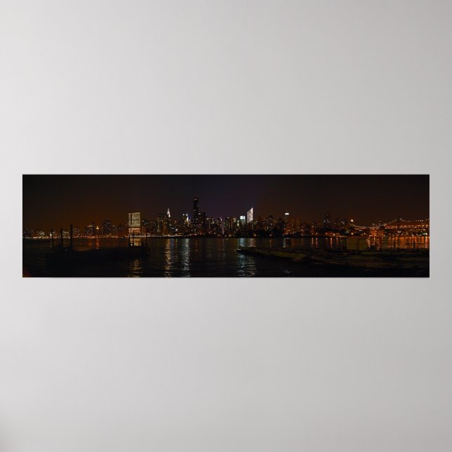 Poster photo de New York City skyline (Devant)