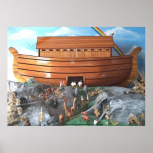 Poster Photo de Noahs Ark Diorama
