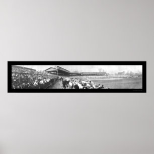 Poster Photo de terrain de baseball Chicago 1908