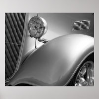 Photo de voiture noir et blanc