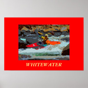 Poster photo de Whitewater Kayaking