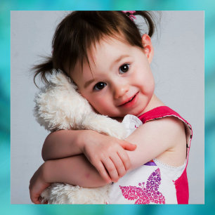 Poster Photo d'enfant, petit ami, conjoint, maman ou anim