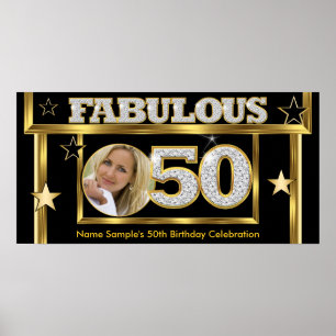 Poster Photo doré fabuleux 50 ans de glamour rétro Hollyw