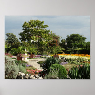 Poster photo du jardin botanique