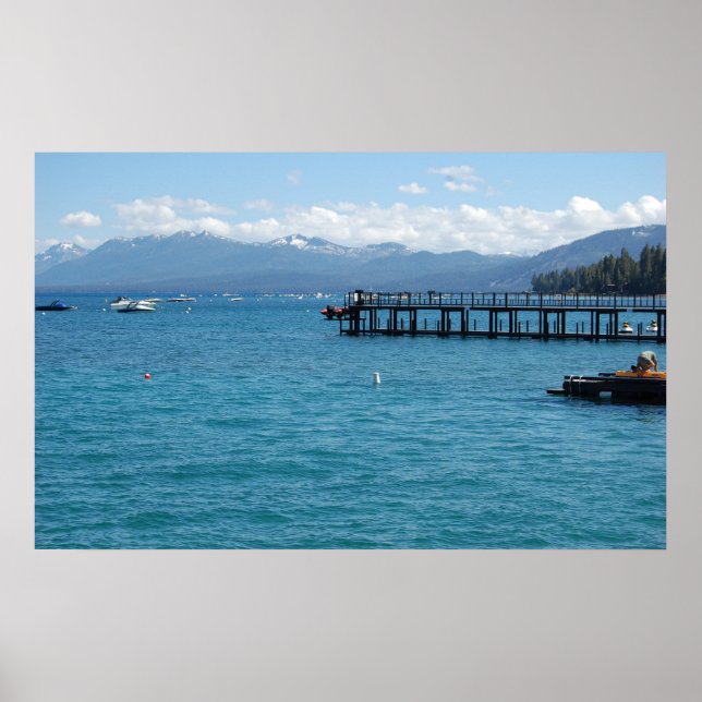 Poster photo du lac Tahoe California Nature (Devant)