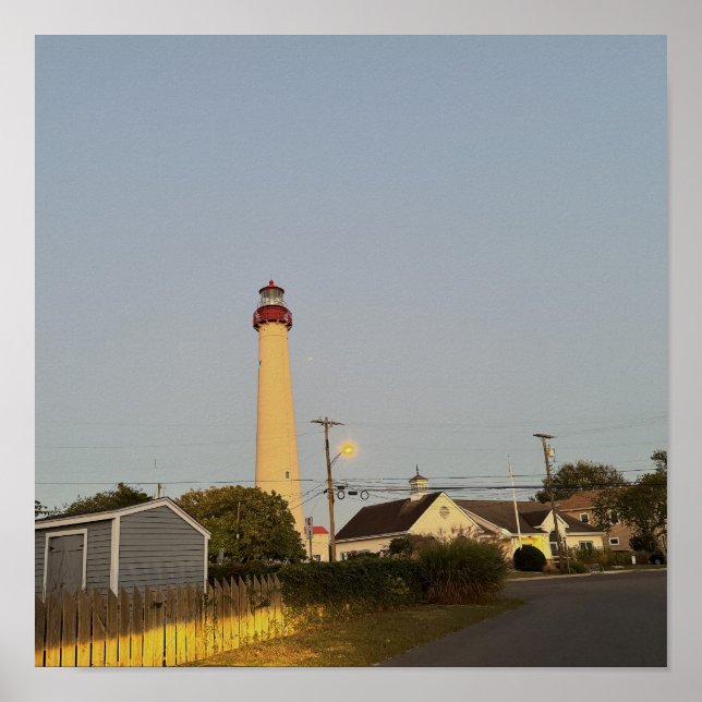 Poster photo du phare (Devant)
