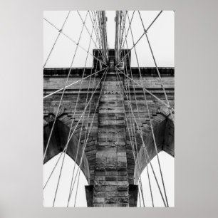 Poster Photo du pont Brooklyn à New York