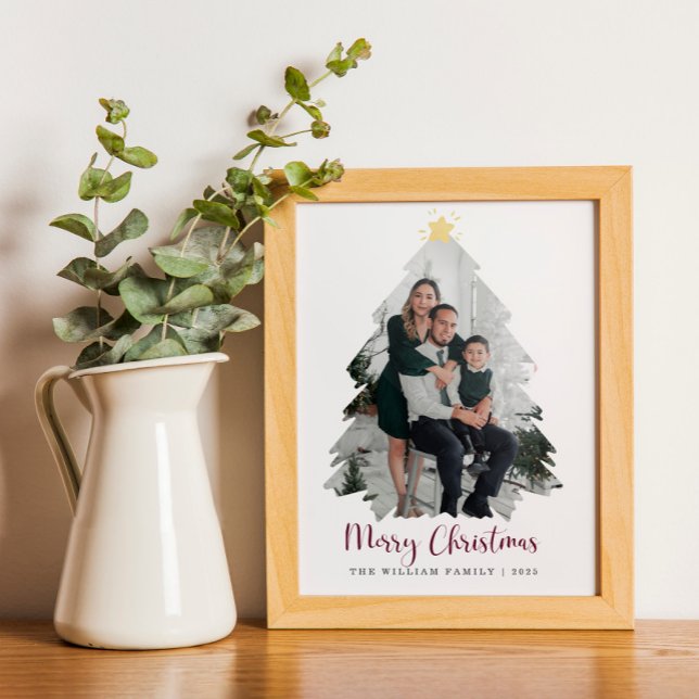 Poster Photo Famille De Noël Et Imprimer (Créateur téléchargé)