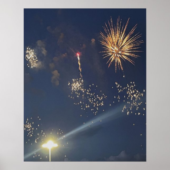 Poster photo Fireworks (Devant)