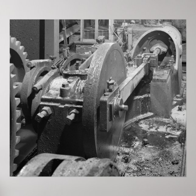 Poster Photo industrielle - Siège à vapeur Piston (Devant)