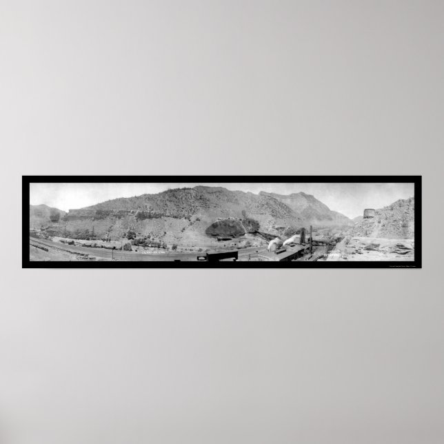 Poster Photo minière de Castle Gate Utah 1913 (Devant)