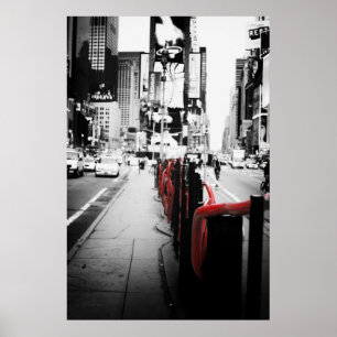 Poster photo noir et blanc de New York