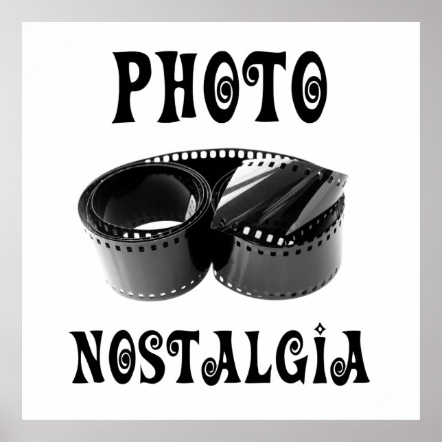 Poster Photo nostalgie (Devant)