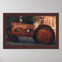 Poster photo Old Tractor