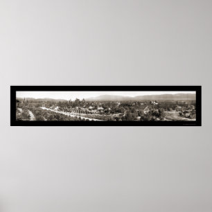 Poster Photo panoramique 1908 de Redlands CA