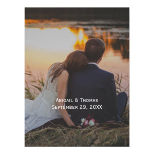 Poster Photo Personnaliser Personnaliser l'image Mariage