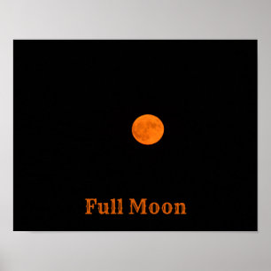 Poster photo Pleine lune