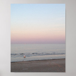 Poster photo Serene Sunset Beach Ocean