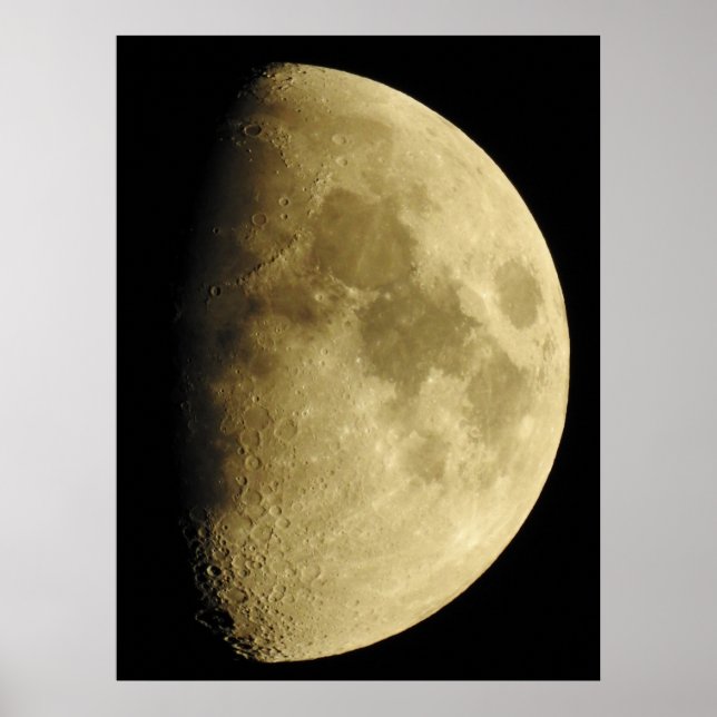 Poster photo sur la lune (Devant)