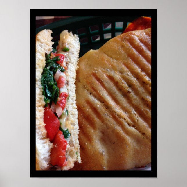 Poster photo Veggie Panini (Devant)