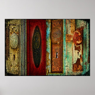 Poster photo vintage Door Knob