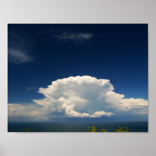 Poster Photo White Puffy Cloud