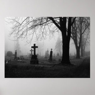 Poster Photographie à vendre - Cimetière Fog 1 Prints
