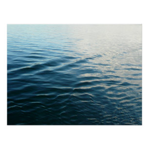 Poster Photographie abstraite de la nature : nuances d'ea
