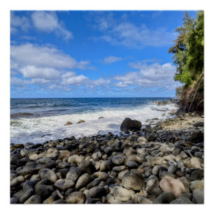 Poster Photographie de paysage naturel hawaïen