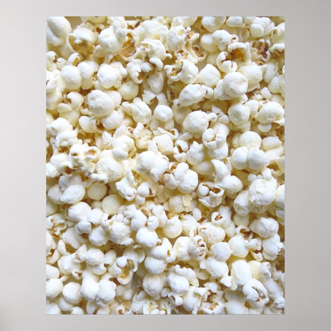 Poster Photographie de Popcorn Texture (Devant)