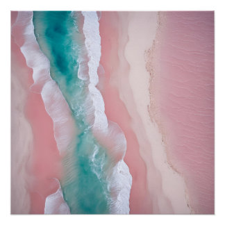 Poster Photographie Plage soleil esthétique Coucher de so