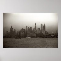 Photographie vintage de New York City Skyline (194