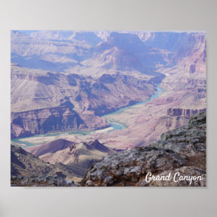 Poster photographique du Grand Canyon Colorado Riv