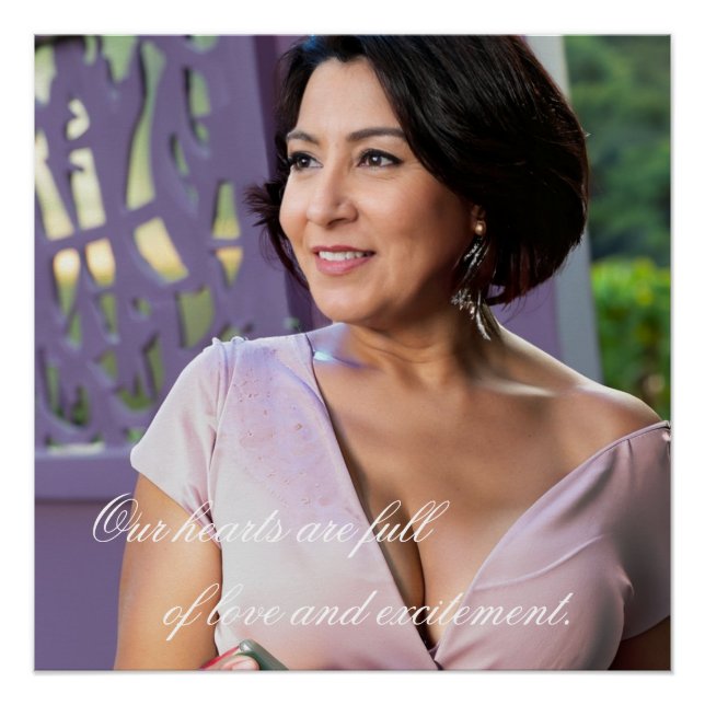 Poster Photos candides d'un couple âgé en amour (Devant)