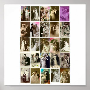 Poster Photos Poster-Vintage-Mariage