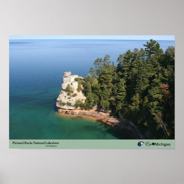 Poster Photos Rocks National Lakeshore (Devant)