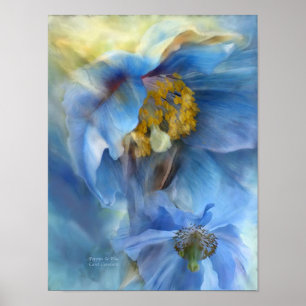 Poster Photos So Blue Art Poster/Imprimer