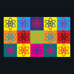 Poster Physique Pop Art<br><div class="desc">Physique Pop Art. Si la physique est votre passe-temps,  votre profession ou votre obsession,  montrez-le avec de grands t-shirts,  des tasses,  des autocollants et plus encore. Ils sont aussi de grands cadeaux pour les autres fans de physique!</div>