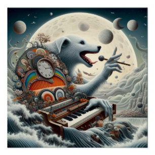 Poster Pianiste céleste de Canis