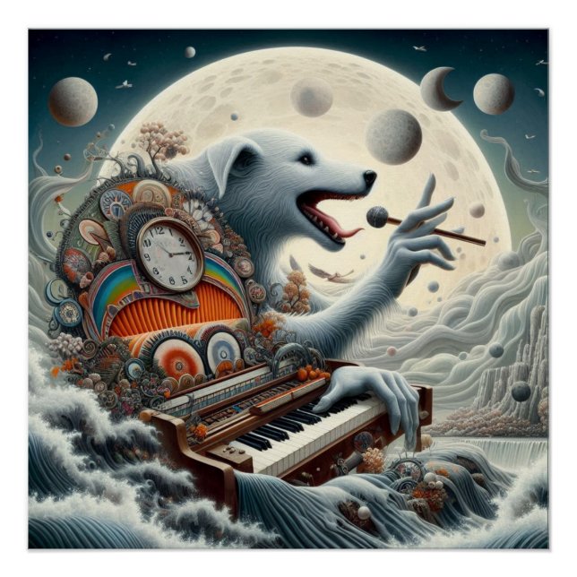 Poster Pianiste céleste de Canis (Devant)