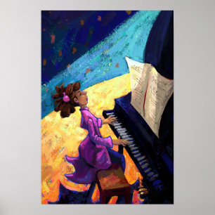 Poster Pianiste sur scène